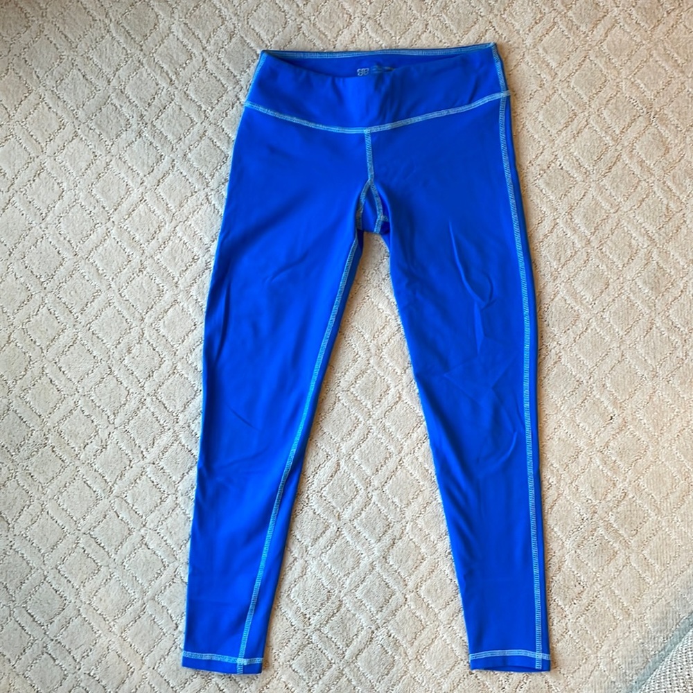Albion blue 3/4 length leggings XS
